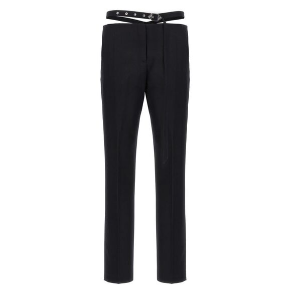 The Attico Women's Belt Detail Trousers